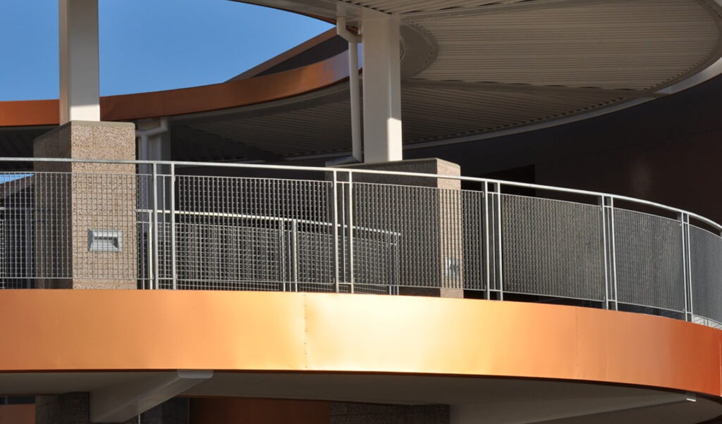 Opus40 infill railing at academic institution